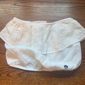 Brand new white hollister tube top!